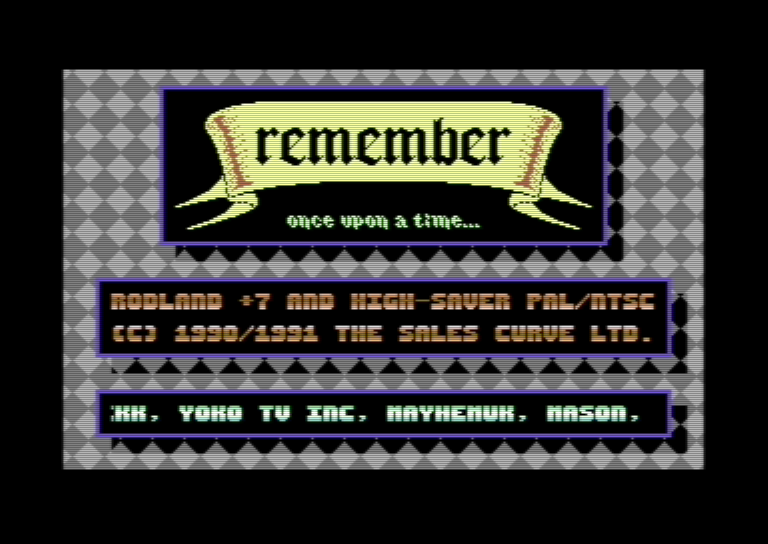 Rod-Land C64 Screenshot