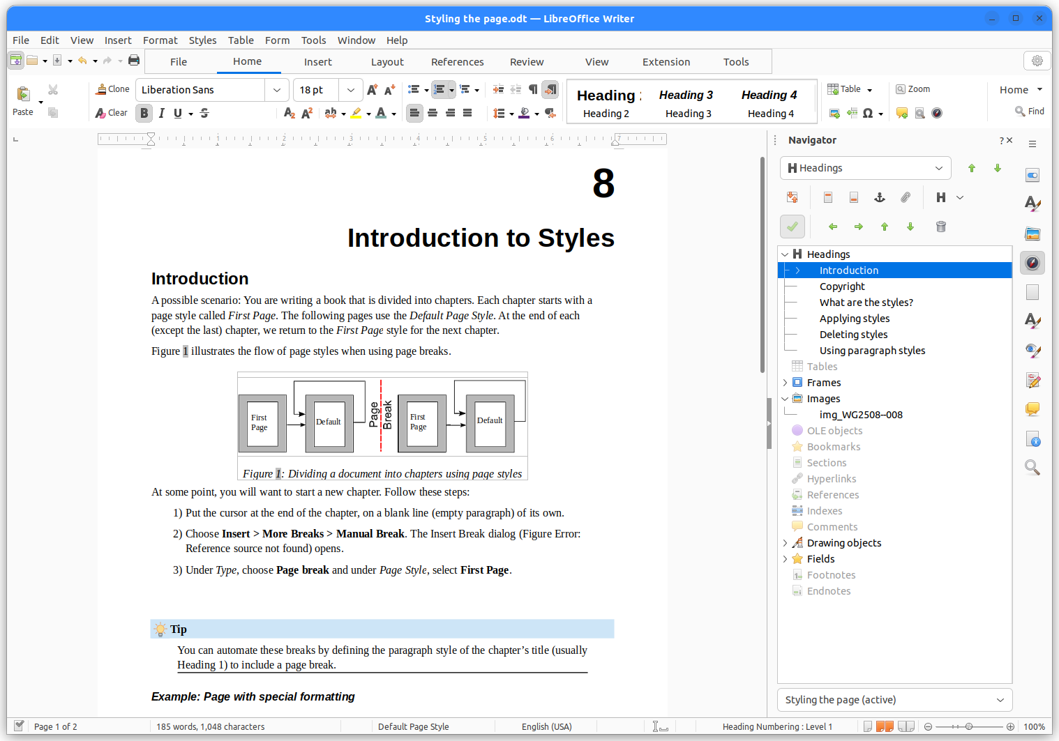 LibreOffice Arayüz Ekran Görüntüsü