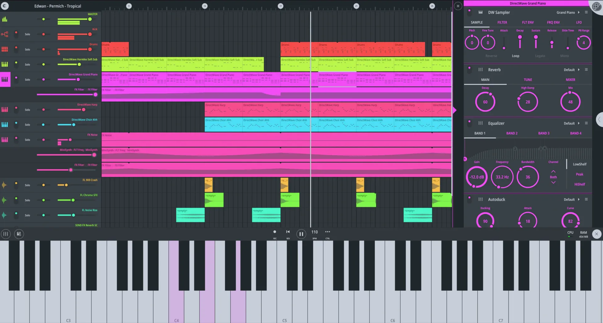 Honeydew FL Studio Klonu Arayüzü