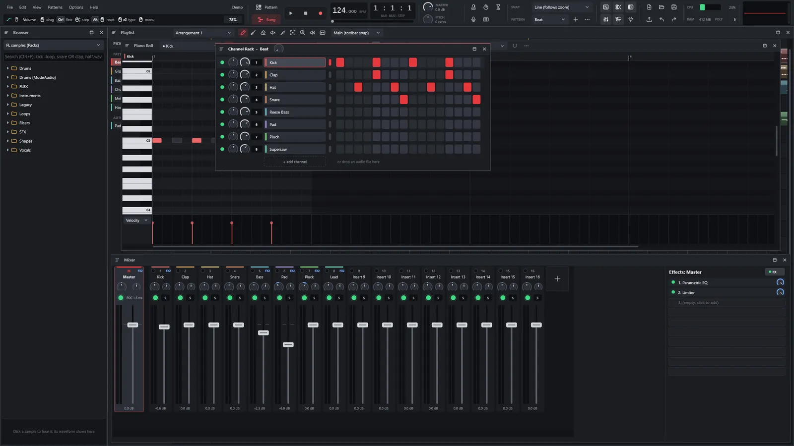 LYNX FL Studio Klonu Arayüzü