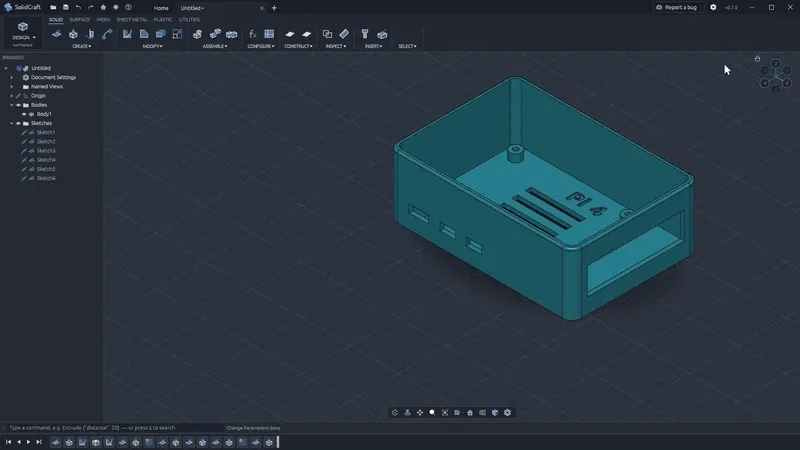 SolidCraft Fusion Klonu Arayüzü