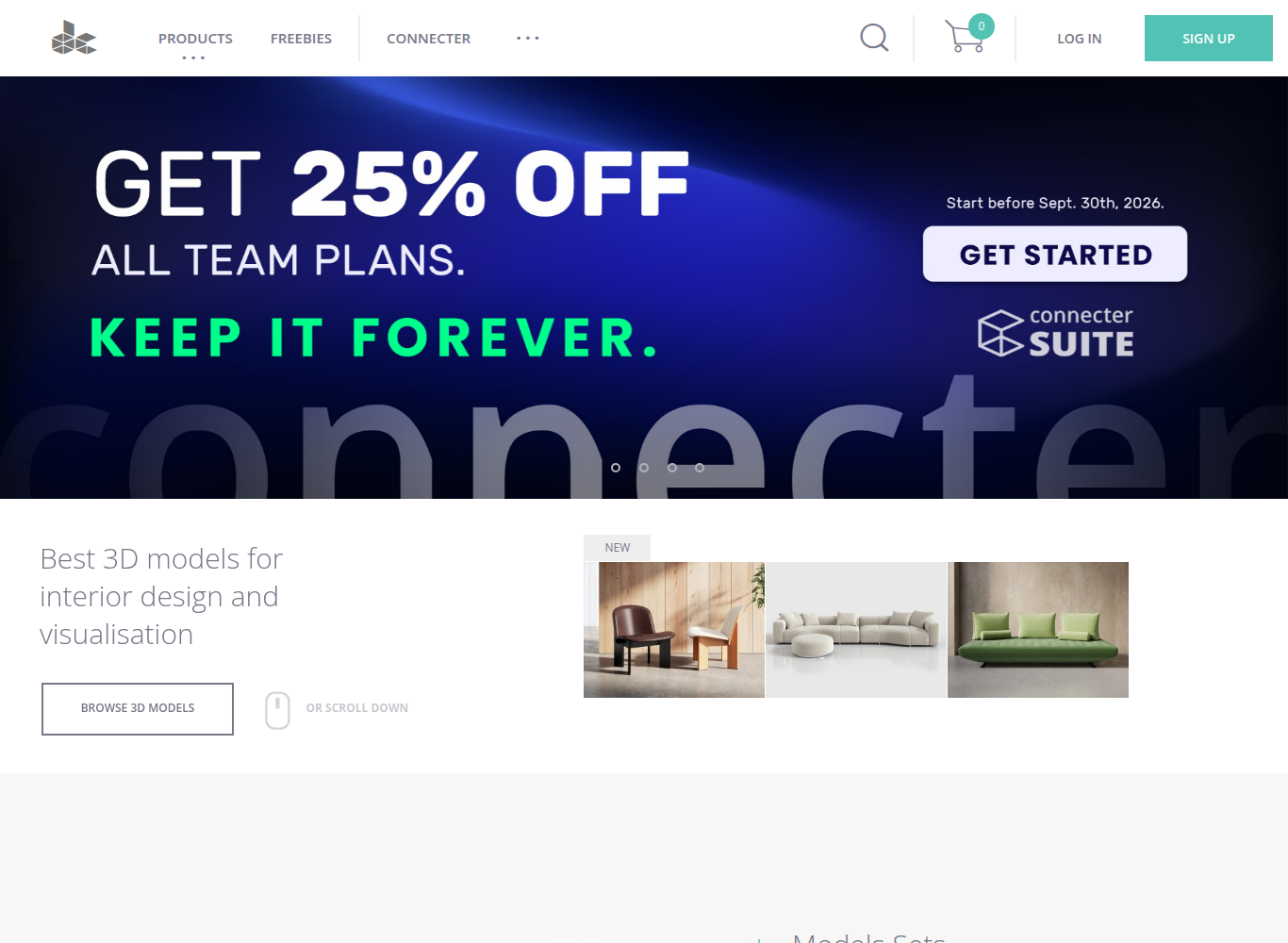 Design Connected official website screenshot