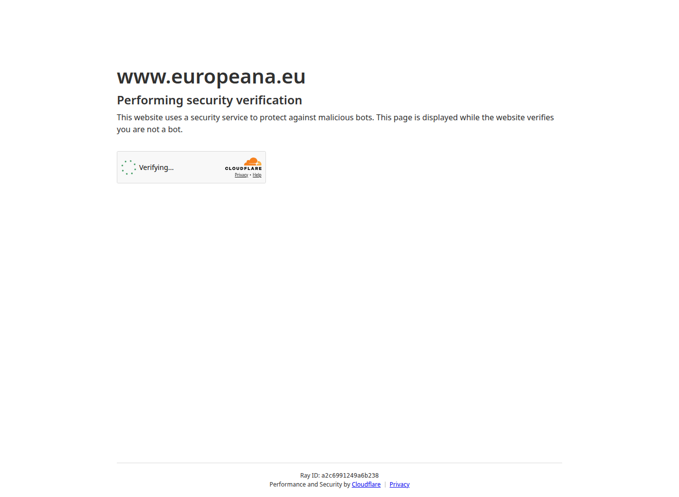 Europeana 3D official website screenshot