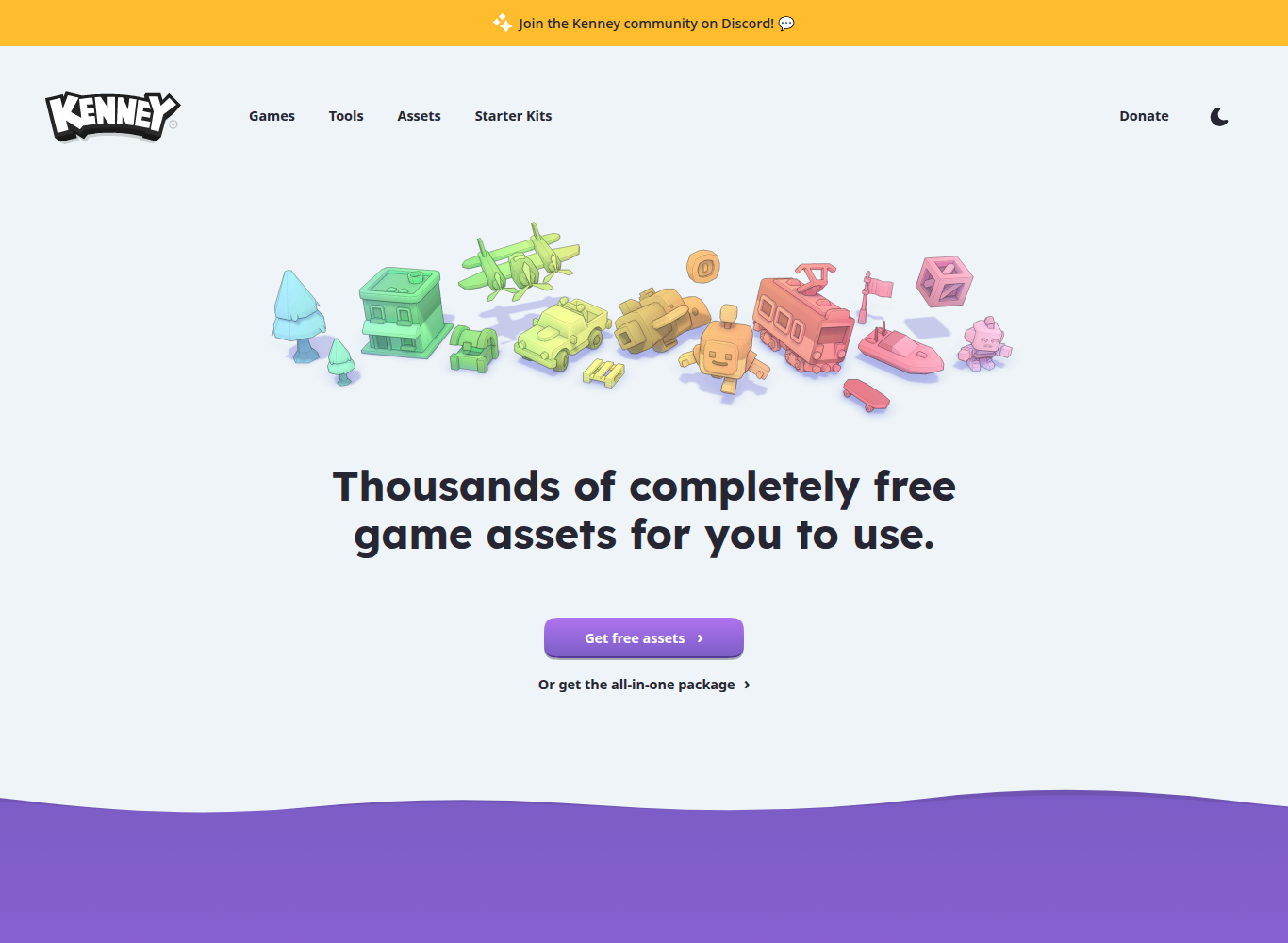 Kenney.nl official website screenshot