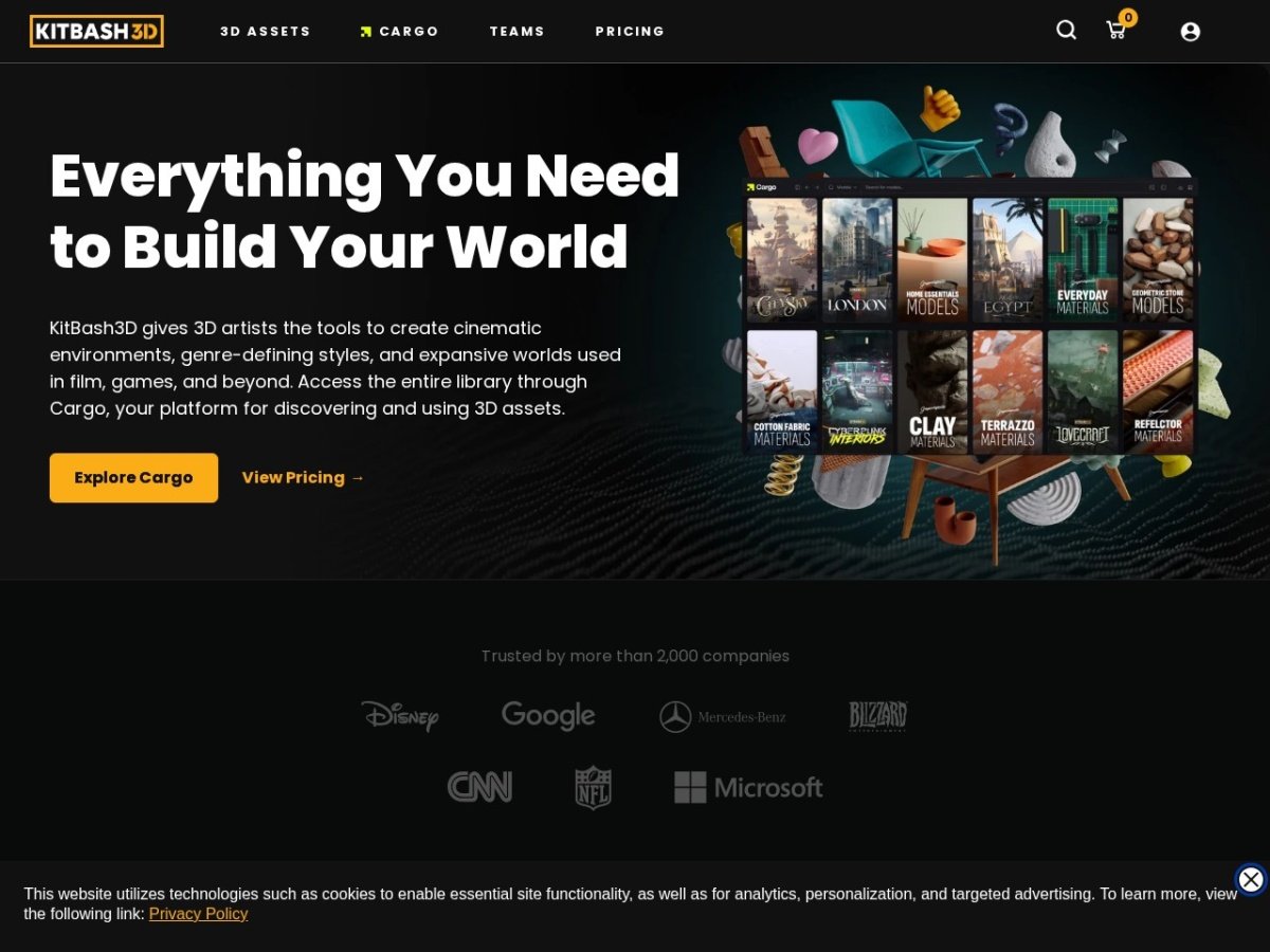 KitBash3D Review: Hollywood & AAA Game Environment Building Kits