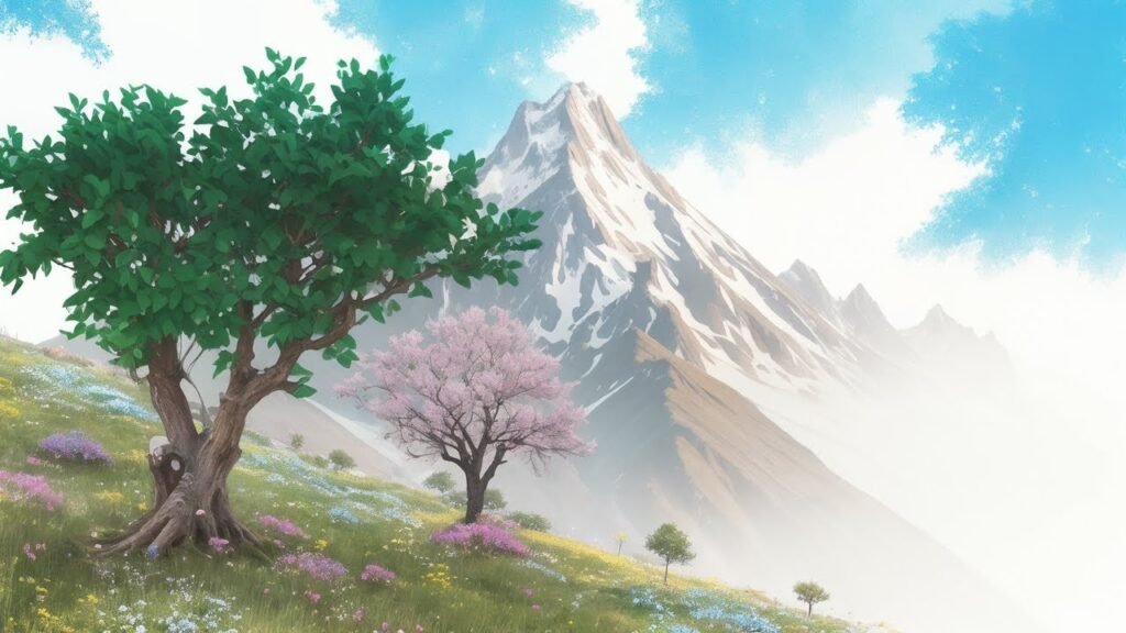 Krita AI Painting- live nature