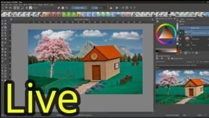 Krita Live painting with AI