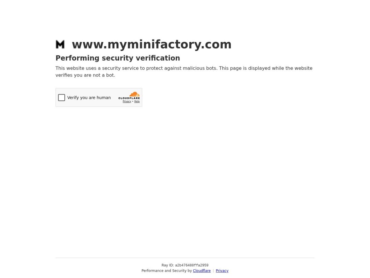 MyMiniFactory & Scan the World: Guaranteed Printable Miniatures & Scans