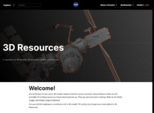 NASA 3D Resources Review: Authentic Spacecraft & Planetary Topography