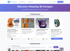 Pinshape Review: The Curated 3D Printing Marketplace & Maker Community