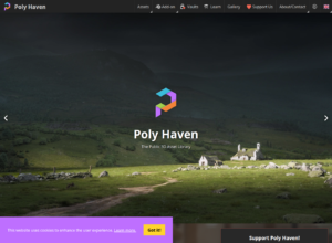 Poly Haven Review: The 100% Free, CC0 Public Domain 3D & HDRI Haven