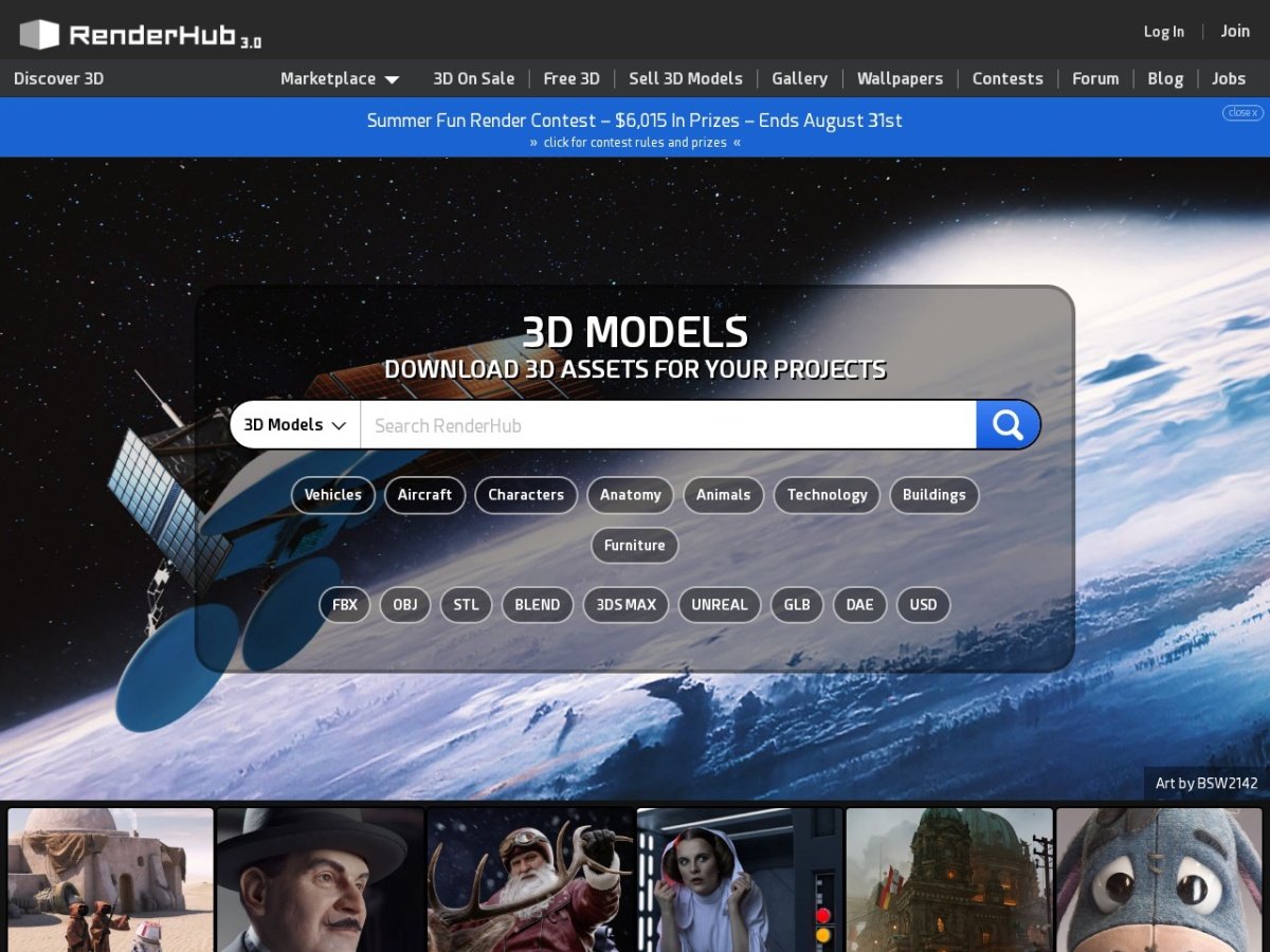 RenderHub Review: The Hub for 3D Characters, DAZ Studio & Game Assets